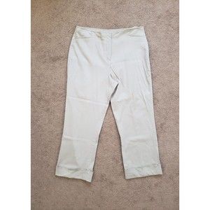 Mossimo Women’s Pants Sz 14 Stretch Lightweight Beige Tan